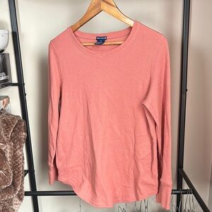Women's Pink Long Sleeve Top